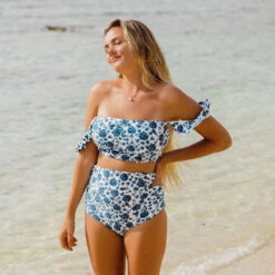 Santorini Ruched High-Waisted Bottoms 15 Santorini Ruched High-Waisted Bottoms -Swimwear Specialty Shop 1selects5242final b6d005bb 0c3e 4518 acf1 ce0f239c14ed