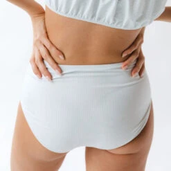 Blue Pinstripe High-Waisted Bottoms -Swimwear Specialty Shop 369A0077 162f2cf6 586a 4f77 bfa5 02de96fd7997