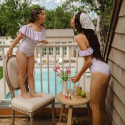 Mini Wave One-Piece, Lilac -Swimwear Specialty Shop 369A0521final