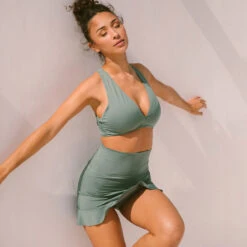 Sea Salt High-Waisted Swim Skirt -Swimwear Specialty Shop 369A0658