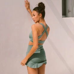 Sea Salt High-Waisted Swim Skirt -Swimwear Specialty Shop 369A0663