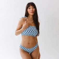 Smocked Swim Crop, Blue Checkers 18 Smocked Swim Crop, Blue Checkers -Swimwear Specialty Shop 369A0773final f85f2d93 3ee9 4b88 8c59 f31af283c062