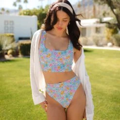 Darling Blue Almost Cheeky Bottoms 15 Darling Blue Almost Cheeky Bottoms -Swimwear Specialty Shop 369A1463final