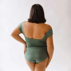 Sea Salt Off Shoulder One-Piece -Swimwear Specialty Shop 369A1576final