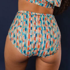 Athens Sunset High-Waisted Bottoms -Swimwear Specialty Shop 369A2287final
