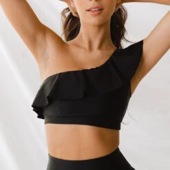 Icon Wave Crop, Matte Black -Swimwear Specialty Shop 369A2923