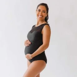 The Maria, Black Mesh One-Piece Swimsuit -Swimwear Specialty Shop 369A3031final