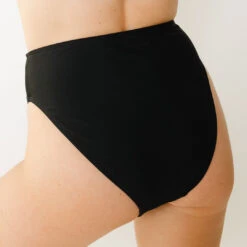 Kelsey High Cut Bottoms, Black -Swimwear Specialty Shop 369A4063final