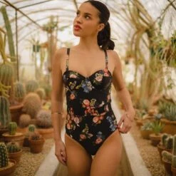 The Duchess One-Piece, Rose Black -Swimwear Specialty Shop 369A4271final