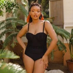 The Duchess One-Piece, Black -Swimwear Specialty Shop 369A4646final