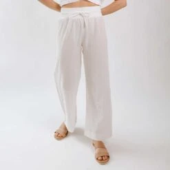 Cabana Pants, White
