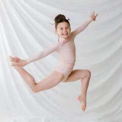 Mini Rash Guard Two-Piece Set, Pink Checkers -Swimwear Specialty Shop 369A4962final