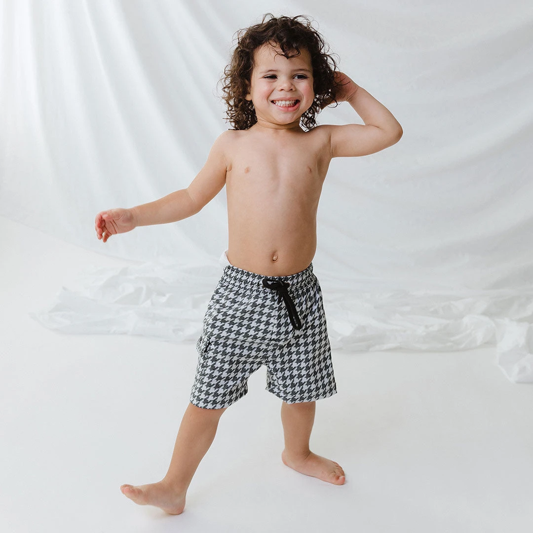 Houndstooth Jr. Swim Trunks 1 Houndstooth Jr. Swim Trunks