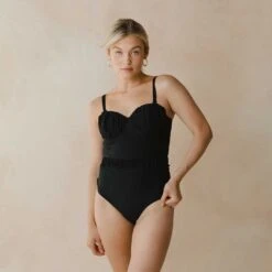 The Duchess One-Piece, Black -Swimwear Specialty Shop 369A5462final
