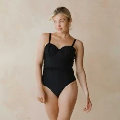 The Duchess One-Piece, Black -Swimwear Specialty Shop 369A5465final