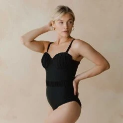 The Duchess One-Piece, Black -Swimwear Specialty Shop 369A5499final
