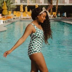 Deep End One-Piece, Check Mate -Swimwear Specialty Shop 369A5602final