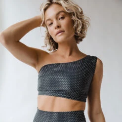 Midnight Dash Icon Swim Crop -Swimwear Specialty Shop 369A5848