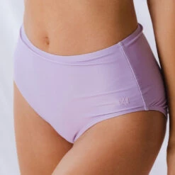 Periwinkle High-Waisted Bottoms -Swimwear Specialty Shop 369A7469final
