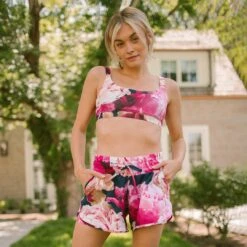 Momentum Bra, Peony -Swimwear Specialty Shop 369A7799final