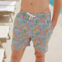 Wind And Sea Shorts 5" Inseam, Darling Blue -Swimwear Specialty Shop 369A8033final