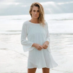 White Tunic Dress -Swimwear Specialty Shop 369A8068final 747bc6b9 bd4c 4c46 bd85 3f44a4455236
