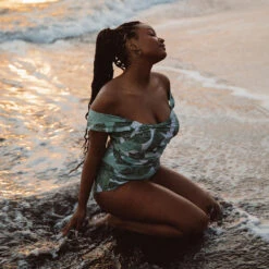 The Palm Off Shoulder One-Piece -Swimwear Specialty Shop 369A8396final