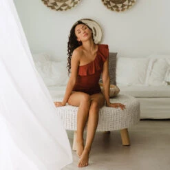 Icon Wave One-Piece, Cinnamon -Swimwear Specialty Shop 369A9563final