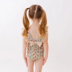 Mini Ruffle One-Piece, Athens Sunset -Swimwear Specialty Shop 369A9929finnal