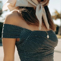 The Midnight Dash Off Shoulder One-Piece Swimsuit -Swimwear Specialty Shop DNIGHT DASH OFF THE SHOULDER 5