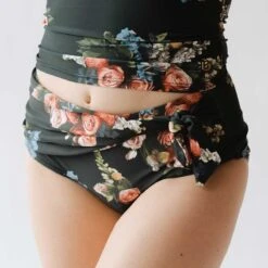 Simone Bottoms, Rose Black -Swimwear Specialty Shop DSC03654final