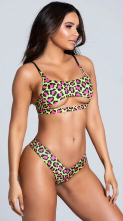 Yandy Moves Like Jaguar Bikini Bottom -Swimwear Specialty Shop EY 4171T 4171B GREEN PS01282020 4