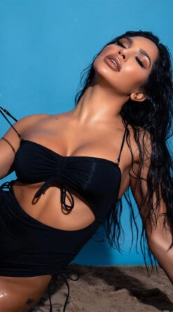 Yandy Cut Out For Cruising One Piece Swimsuit -Swimwear Specialty Shop EY 4205 PS12182020 EDS 745