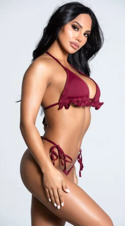 Yandy Riptide Ruffle Bikini Bottom 14 Yandy Riptide Ruffle Bikini Bottom -Swimwear Specialty Shop EY 4206T 4206B RED 6 PS12172020