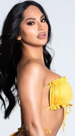 Yandy Stay Current Halter Bandeau Top 14 Yandy Stay Current Halter Bandeau Top -Swimwear Specialty Shop EY 4208T TOP YELLOW 7 PS12172020