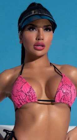 Yandy Snake It Til You Make It Bikini Top -Swimwear Specialty Shop EY 4210T TOP PS12182020 EDS 303