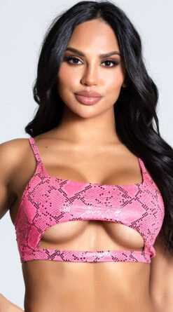 Yandy Craving Cobra Bikini Top -Swimwear Specialty Shop EY 4214T TOP PINK 1 PS12172020
