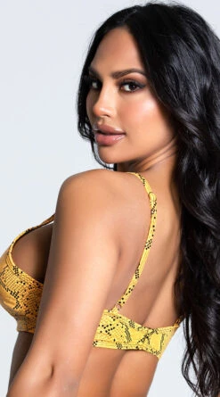 Yandy Craving Cobra Bikini Top -Swimwear Specialty Shop EY 4214T TOP YELLOW 9 UPDATED PS12172020