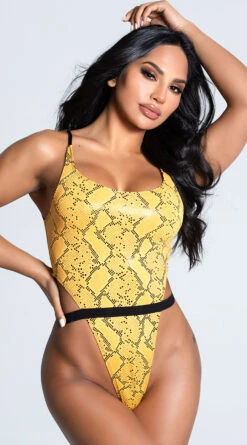 Yandy Let's Snake Love One Piece Swimsuit 18 Yandy Let's Snake Love One Piece Swimsuit -Swimwear Specialty Shop EY 4215 YELLOW 3 PS12172020