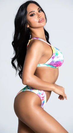 Yandy Dye Hard For Love Bikini Bottom -Swimwear Specialty Shop EY 4220T 4220B RNBW 6 PS12172020