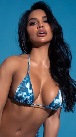 Yandy Tempting Tie Dye Bikini Top -Swimwear Specialty Shop EY 4222T TOP PS12172020 EDS 159