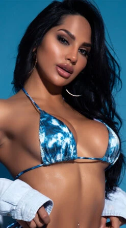 Yandy Tempting Tie Dye Bikini Top -Swimwear Specialty Shop EY 4222T TOP PS12172020 EDS 180