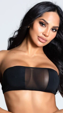 Yandy Beach You To It Bandeau Top -Swimwear Specialty Shop EY 4224T TOP BLACK 12 PS12172020