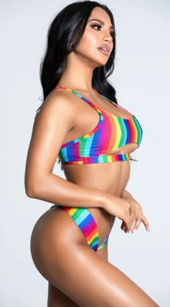 Yandy Dare To Love Bikini Bottom 14 Yandy Dare To Love Bikini Bottom -Swimwear Specialty Shop EY 4231T 4231B RNBW 6 PS12172020