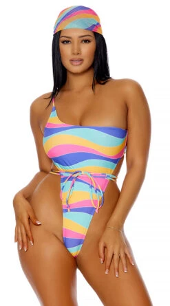 Forplay Turks And Caicos Rainbow One Piece Swimsuit -Swimwear Specialty Shop FP 442309 PIT 4 2022MARCH47755