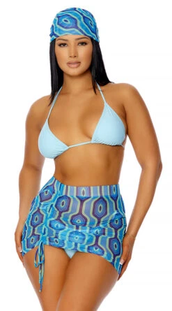 Forplay Covered Up Ruched Aquatic Pool Skirt -Swimwear Specialty Shop FP 442317 ACI 4 2022MARCH47755