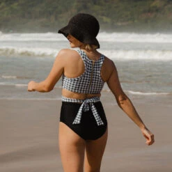 Island Breeze One-Piece Swimsuit -Swimwear Specialty Shop HOUNDSTOOTH CASTAWAY WEB 3