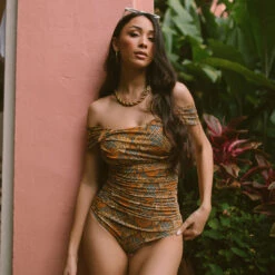 The Florence Off Shoulder One-Piece