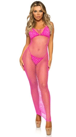 LEG AVENUE Net Ready Maxi Dress -Swimwear Specialty Shop LA 86963 01 029