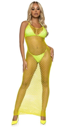 LEG AVENUE Net Ready Maxi Dress -Swimwear Specialty Shop LA 86963 01 106